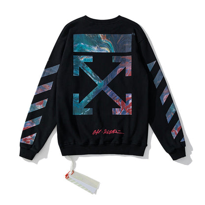 OFF Crewneck Sweatshirt Light Luxury Station