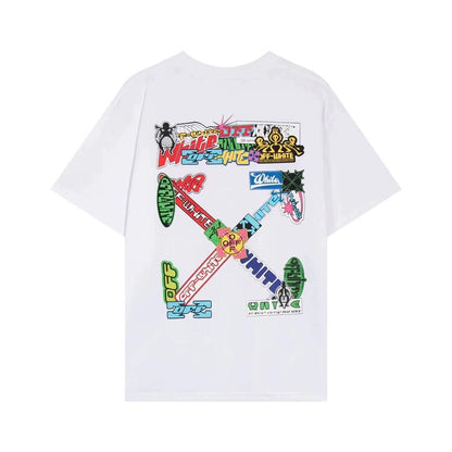 OFF New Printed T-Shirt Light Luxury Station