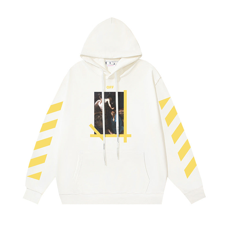 OFF Oversized Pullover Hoodie Light Luxury Station