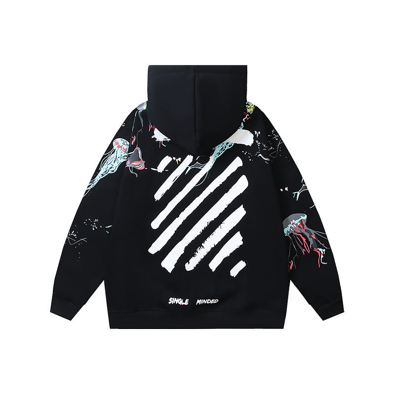 OFF Oversized Pullover Hoodie Light Luxury Station