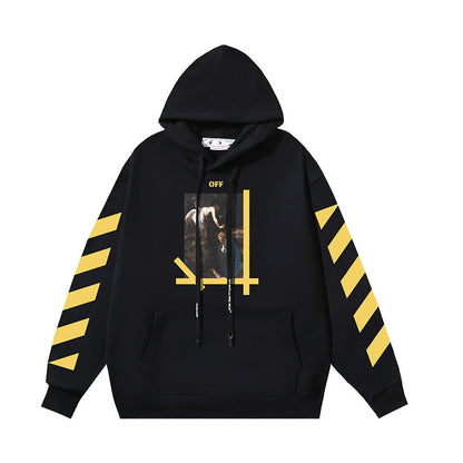 OFF Oversized Pullover Hoodie Light Luxury Station