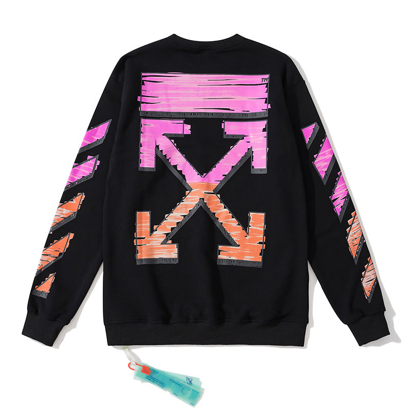 OFF Crewneck Sweatshirt Light Luxury Station
