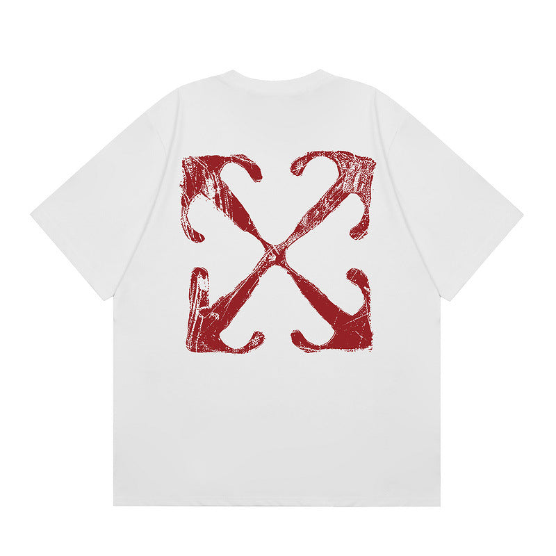 OFF New Printed T-Shirt Light Luxury Station