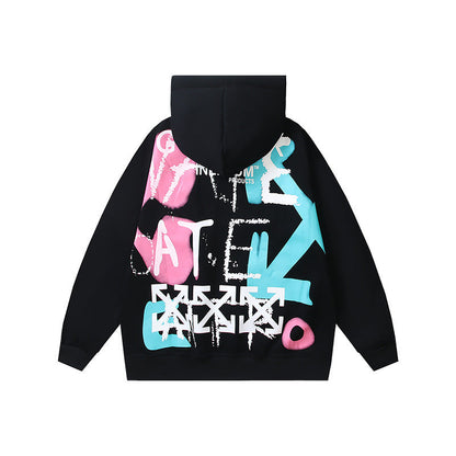 OFF Oversized Pullover Hoodie Light Luxury Station