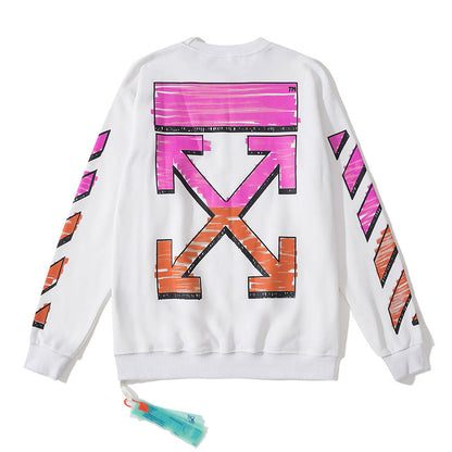OFF Crewneck Sweatshirt Light Luxury Station