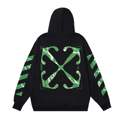 OFF Oversized Pullover Hoodie Light Luxury Station