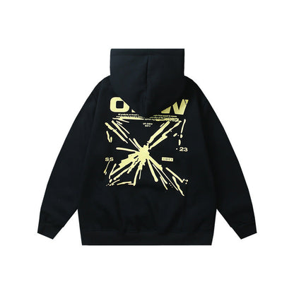 OFF Oversized Pullover Hoodie Light Luxury Station