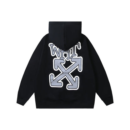 OFF Oversized Pullover Hoodie Light Luxury Station