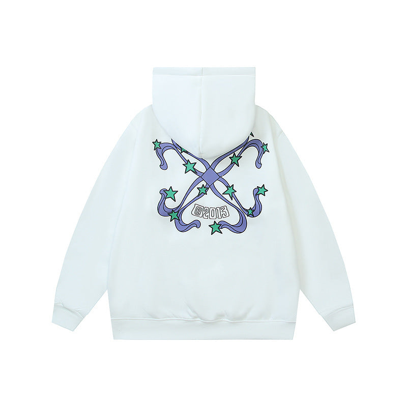 OFF Oversized Pullover Hoodie Light Luxury Station