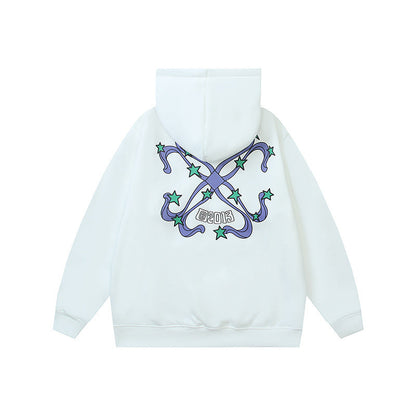 OFF Oversized Pullover Hoodie Light Luxury Station