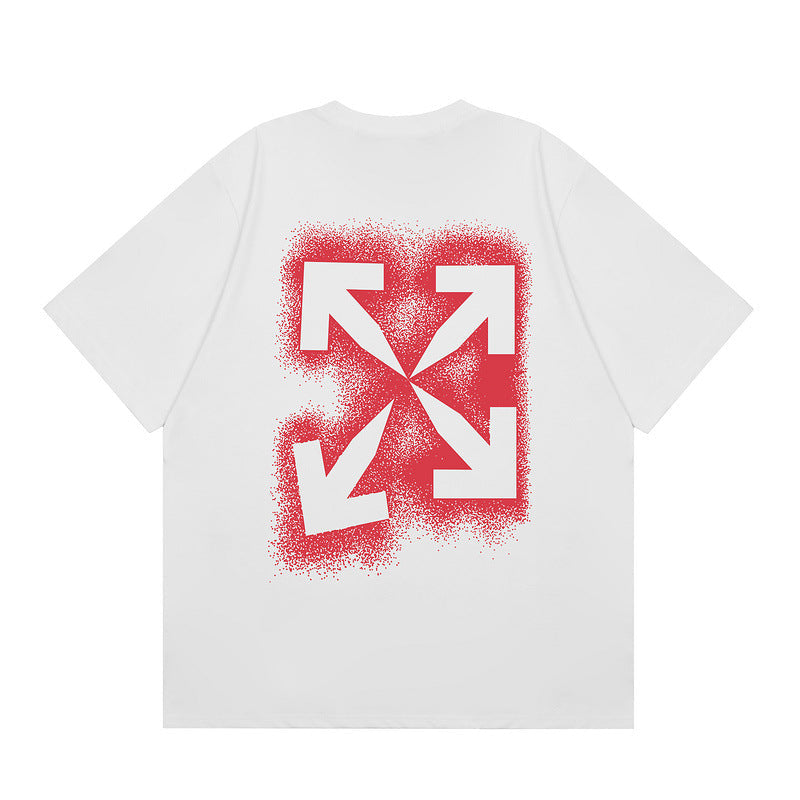 OFF New Printed T-Shirt Light Luxury Station