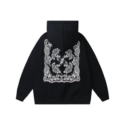 OFF Oversized Pullover Hoodie Light Luxury Station