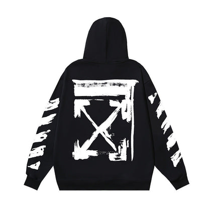 OFF Oversized Pullover Hoodie Light Luxury Station
