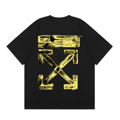 OFF New Printed T-Shirt Light Luxury Station