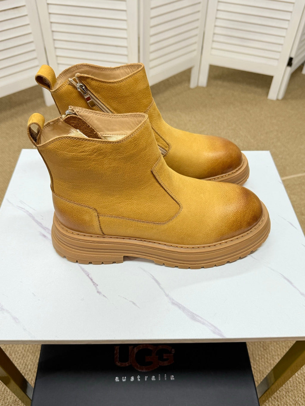 UGG Chestnut Leather Chelsea Boots - product view 6