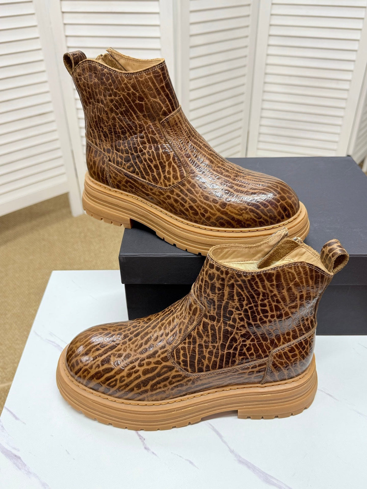 UGG Leopard Suede Chelsea Boots - product view 9
