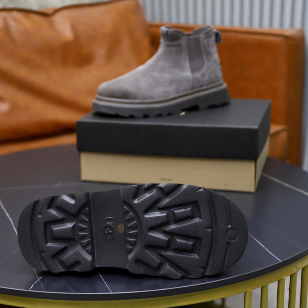 UGG Gray Suede Chelsea Casual Shoes - product view 9