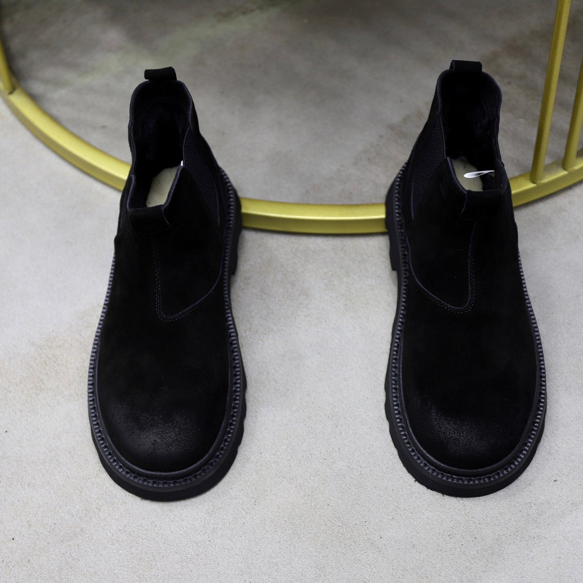 UGG Black Suede Chelsea Casual Shoes - product view 4