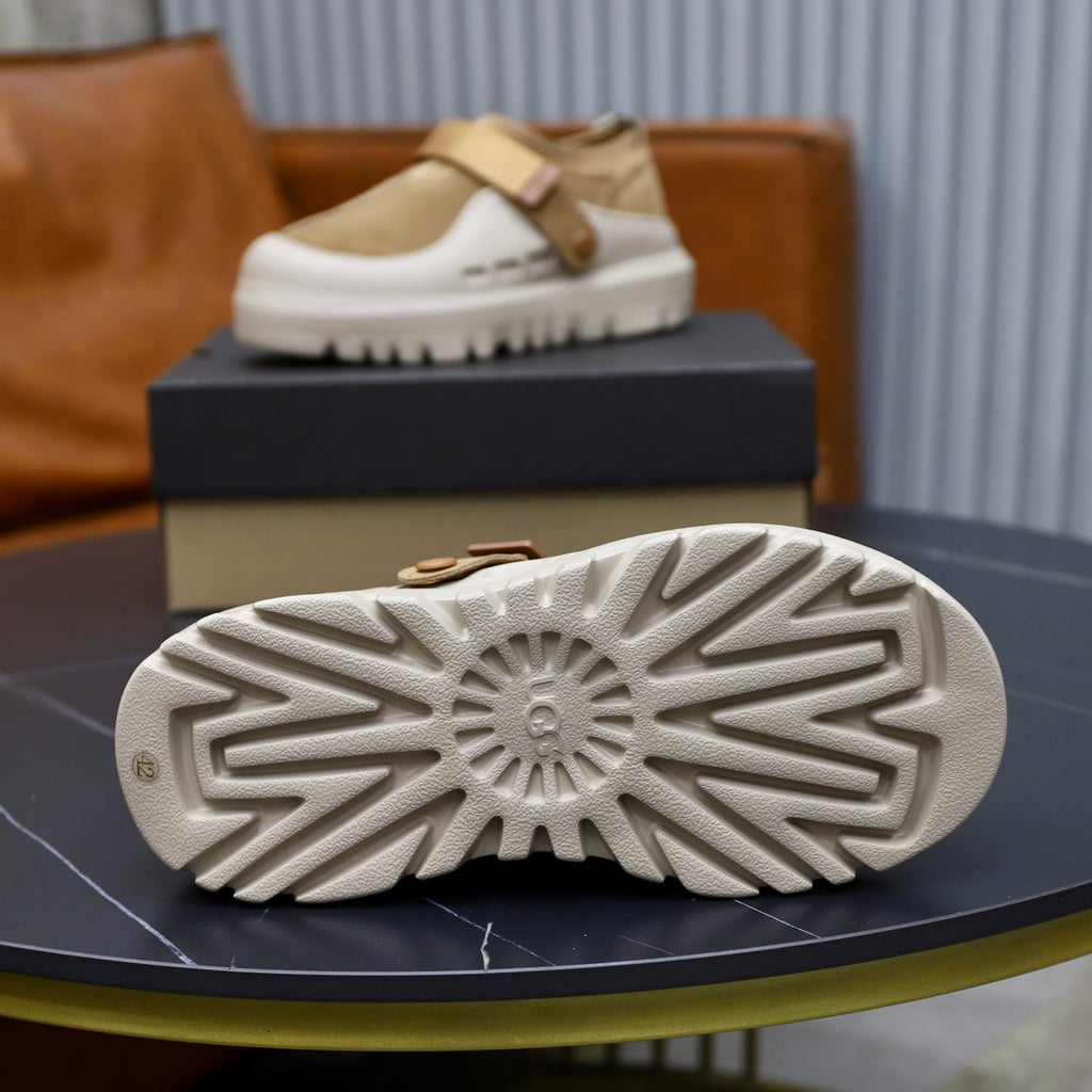 UGG Beige Strap Platform Casual Shoes - product view 9