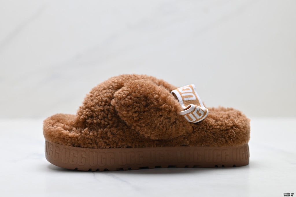 UGG Slipper Evolution Fluffy Platform Slides - product image 4