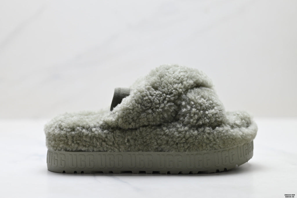 UGG Slipper Evolution Fluffy Platform Slides - product image 2