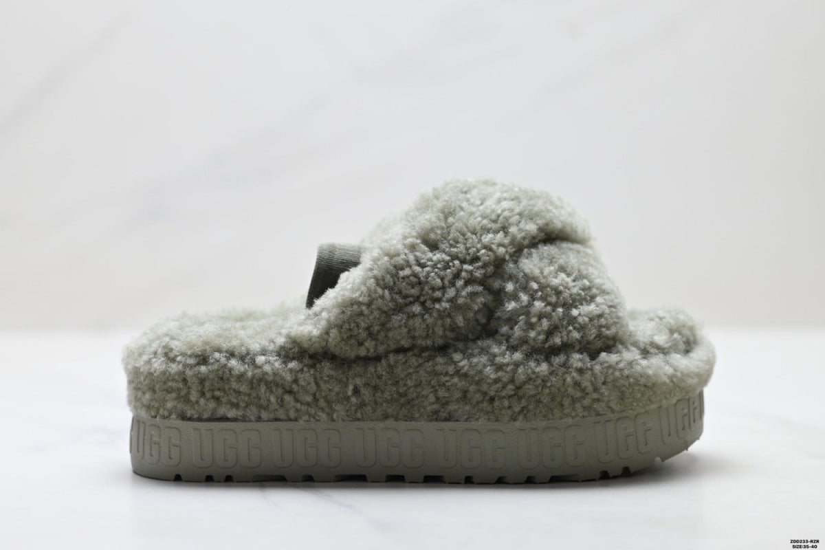 UGG Slipper Evolution Fluffy Platform Slides - product image 2