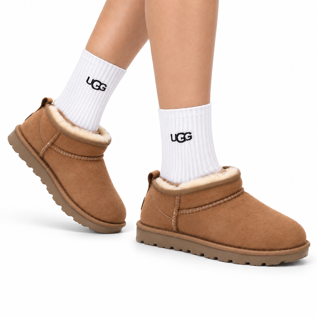 UGG Classic Ultra Mini Platform Ankle Boots - side-angle hero image