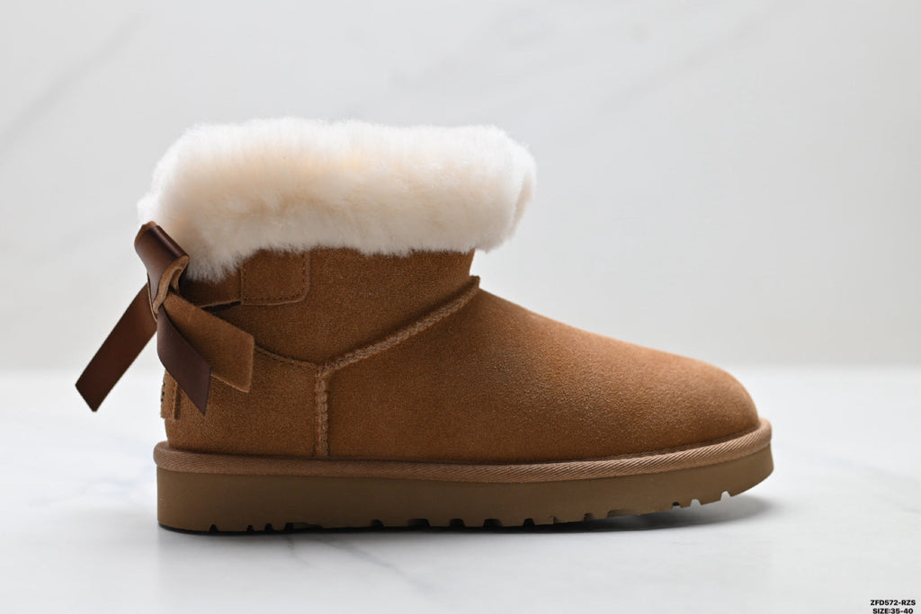 UGG Classic Ultra Mini Bow Ankle Boots - product image 2