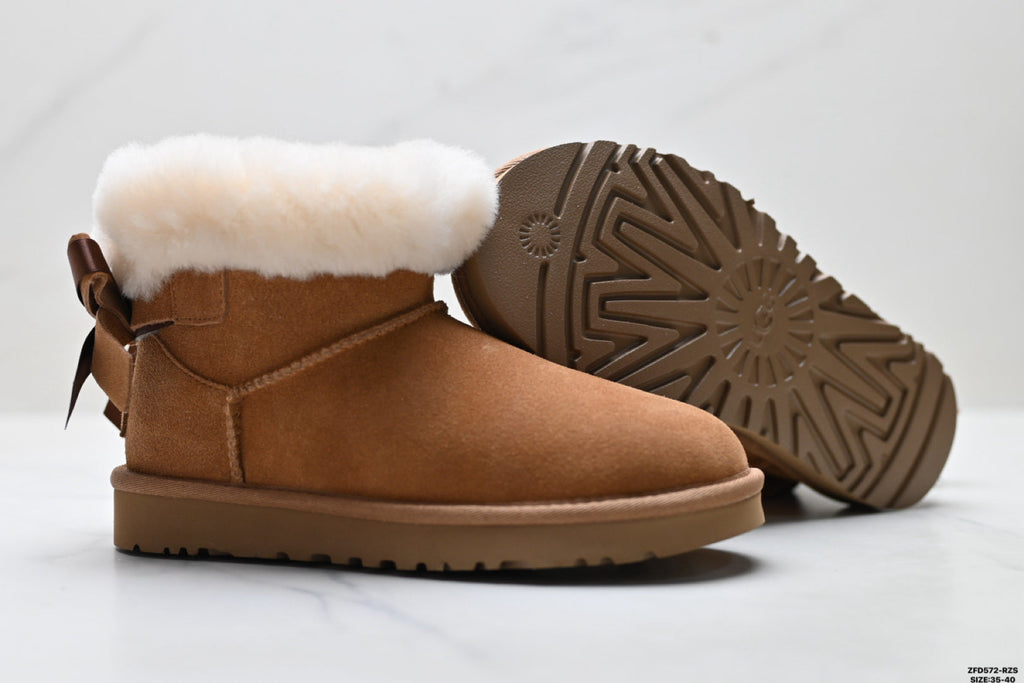 UGG Classic Ultra Mini Bow Ankle Boots - product image 6