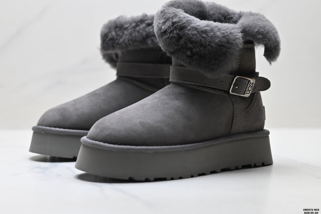 UGG Classic Mini Heritage Fluff Buckle Boots - product image 5