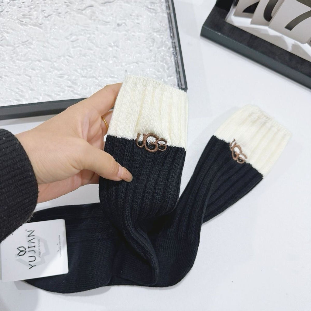 UGG Cotton Ribbed Crew Sock Set - product image 3