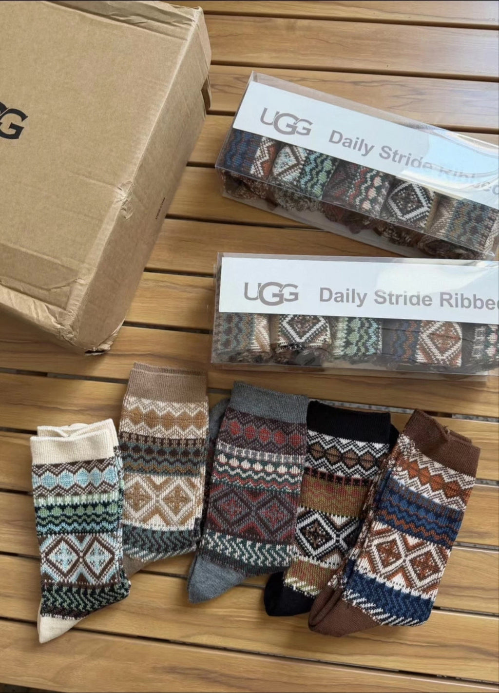UGG Nordic Fine-Wool Winter Sock Gift Set - product image 4