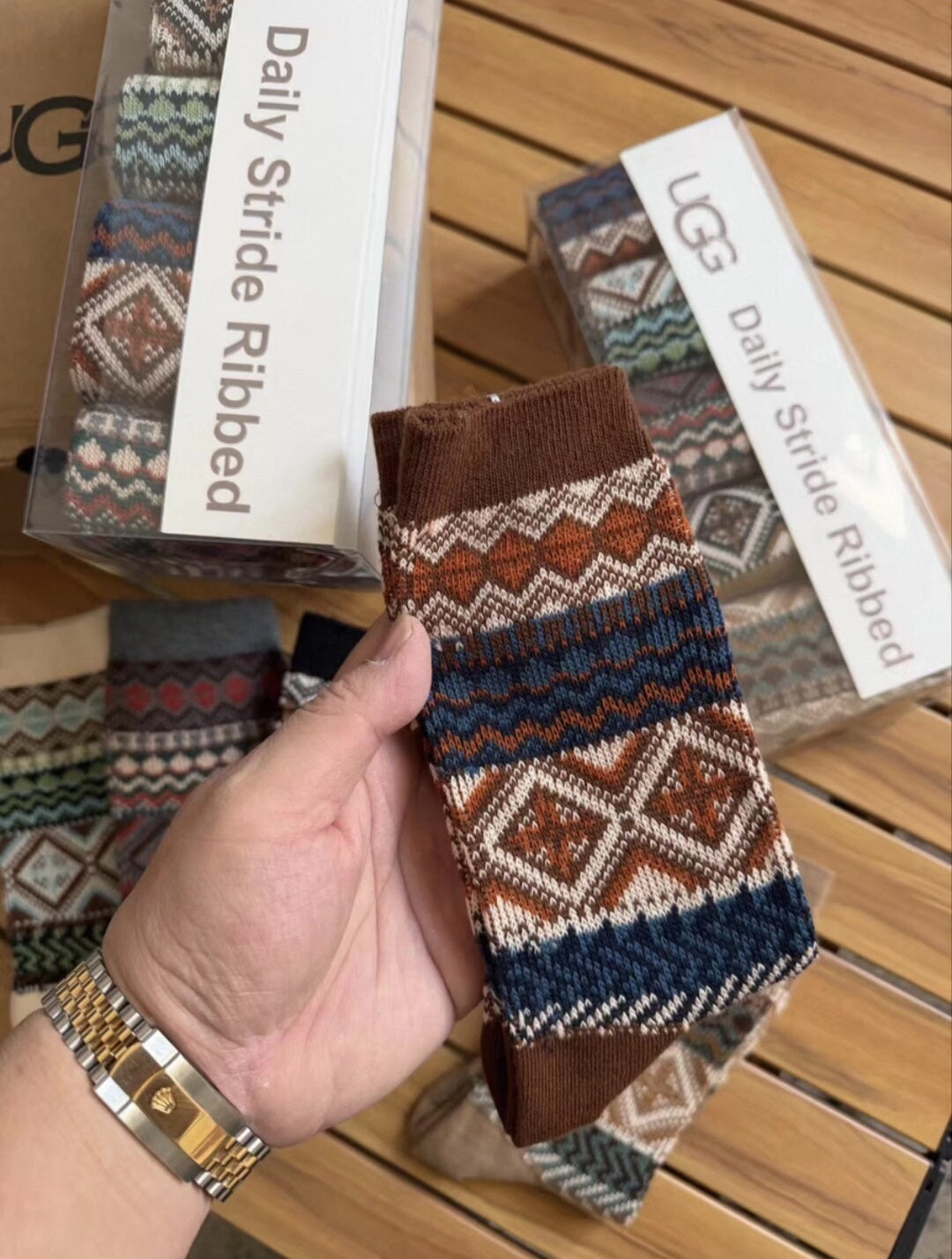 UGG Nordic Fine-Wool Winter Sock Gift Set - product image 6