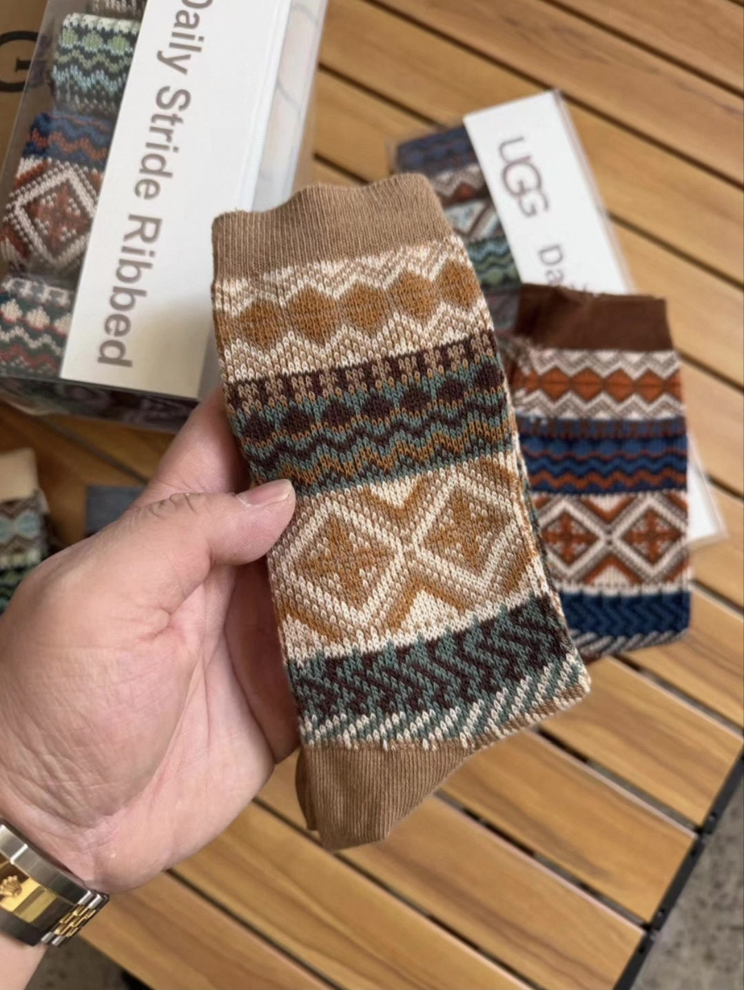 UGG Nordic Fine-Wool Winter Sock Gift Set - product image 8