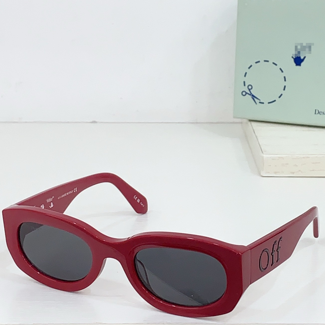 OFF-Whlte Arrow logo sunglasses#14E 4-Bar