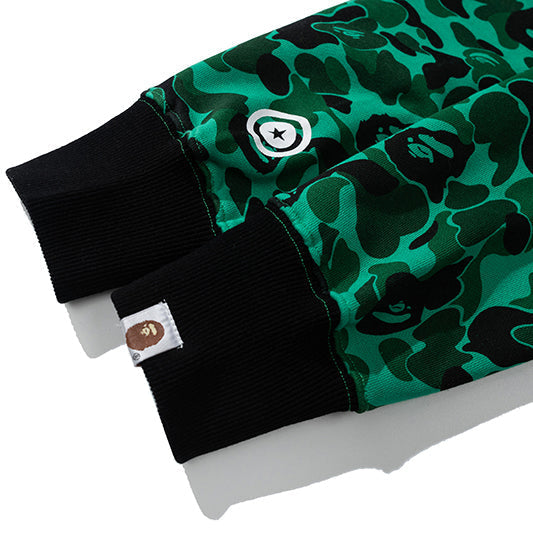 BAPE Green Camo Shark Zip Hoodie product view 8