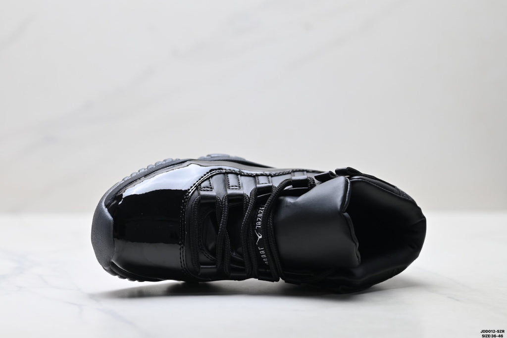 Air Jordan 11 Retro Triple Black Unisex Sneakers Style 22 detail view 1