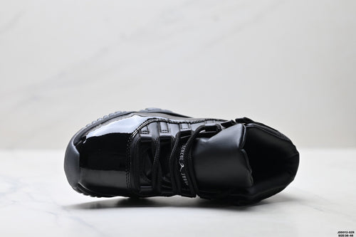 Air Jordan 11 Retro Triple Black Unisex Sneakers Style 22 detail view 1