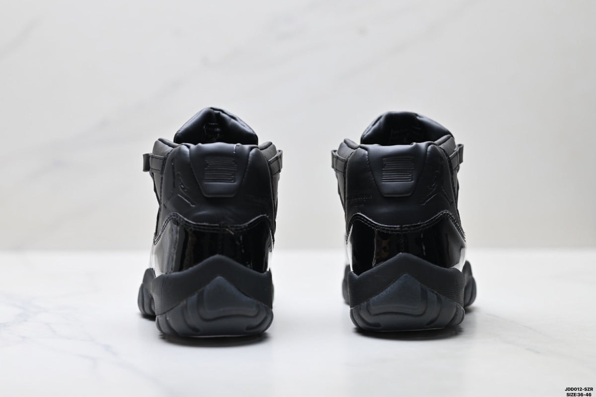 Air Jordan 11 Retro Triple Black Unisex Sneakers Style 22 detail view 5