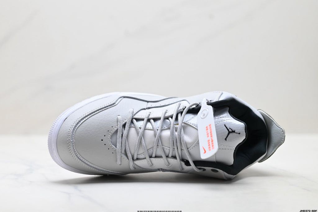 Air Jordan 3 Retro White Light Grey sneakers detail view 2