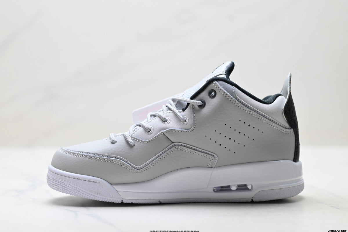 Air Jordan 3 Retro White Light Grey sneakers detail view 3