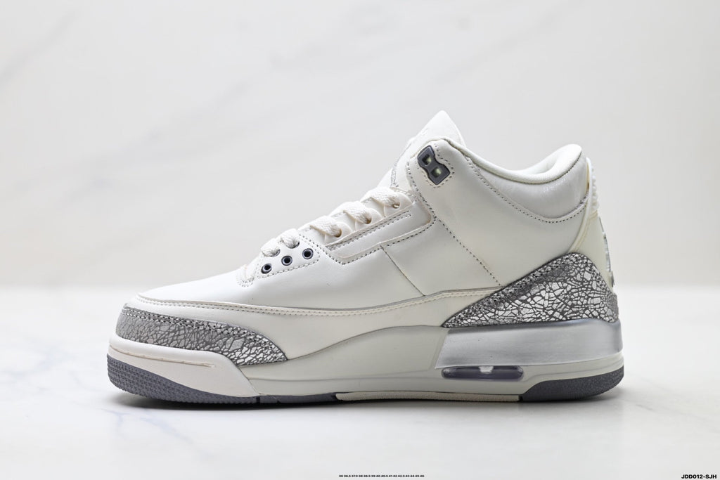 Air Jordan 3 Retro White Sail Cement sneakers detail view 3
