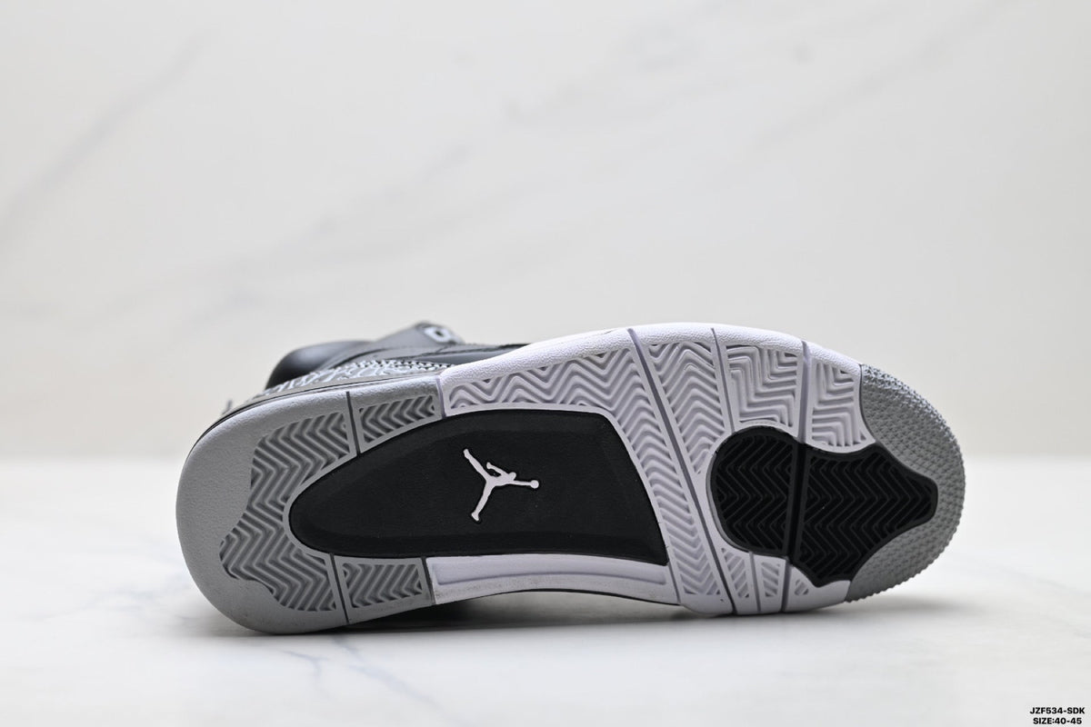 Air Jordan 5 Retro Black Cement Grey Sneakers detail view 8