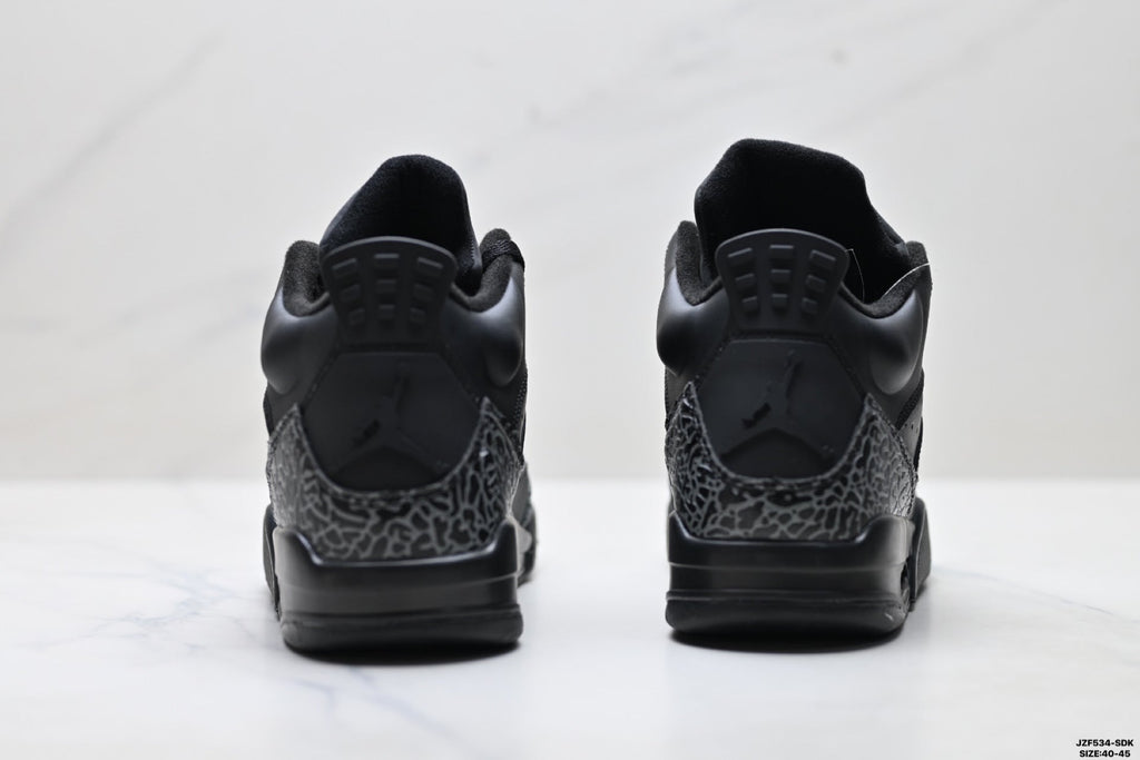 Air Jordan 5 Retro Triple Black Cement Sneakers detail view 6