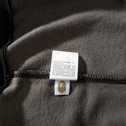 BAPE Black Grey Shark Zip Hoodie product view 7