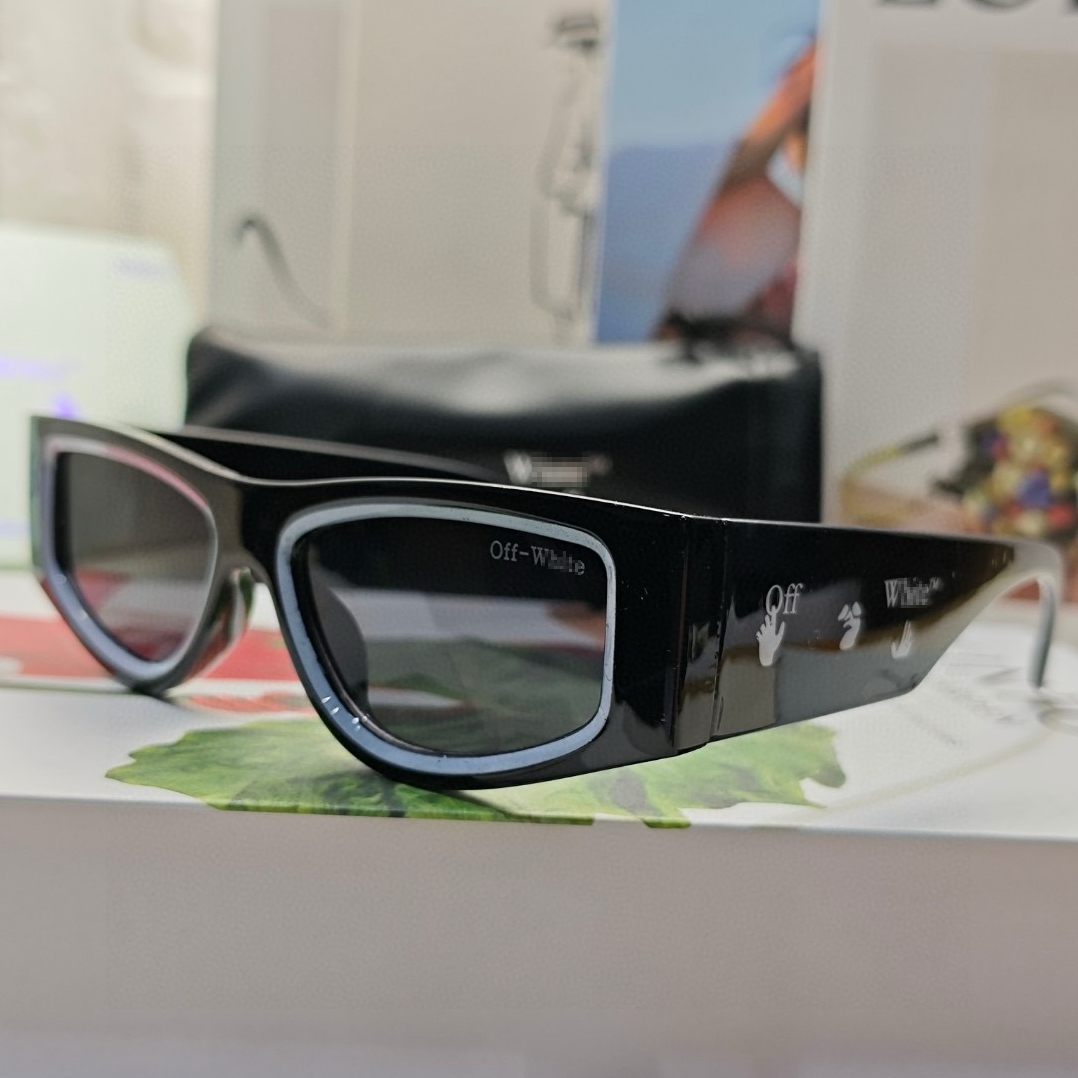 OFF-Whlte Arrow logo sunglasses#002 4-Bar