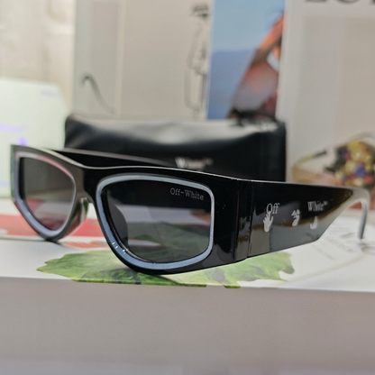 OFF-Whlte Arrow logo sunglasses#002 4-Bar