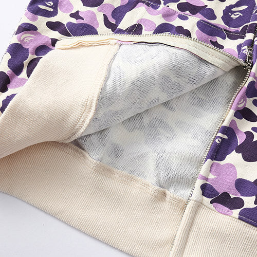 BAPE Purple Camo Shark Hoodie product view 10