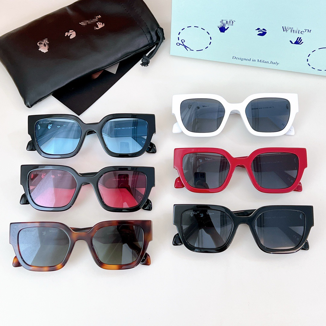 OFF-Whlte Arrow logo sunglasses#085 4-Bar