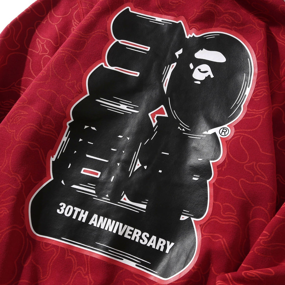 BAPE Shark Full-Zip Hoodie - Blue, Green & Red product view 9